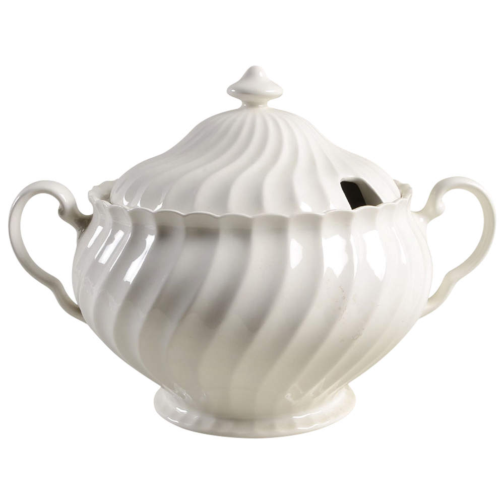 Regency (Made in England, Earthenware Ironstone) Tureen &  Lid by Johnson Brothers-1