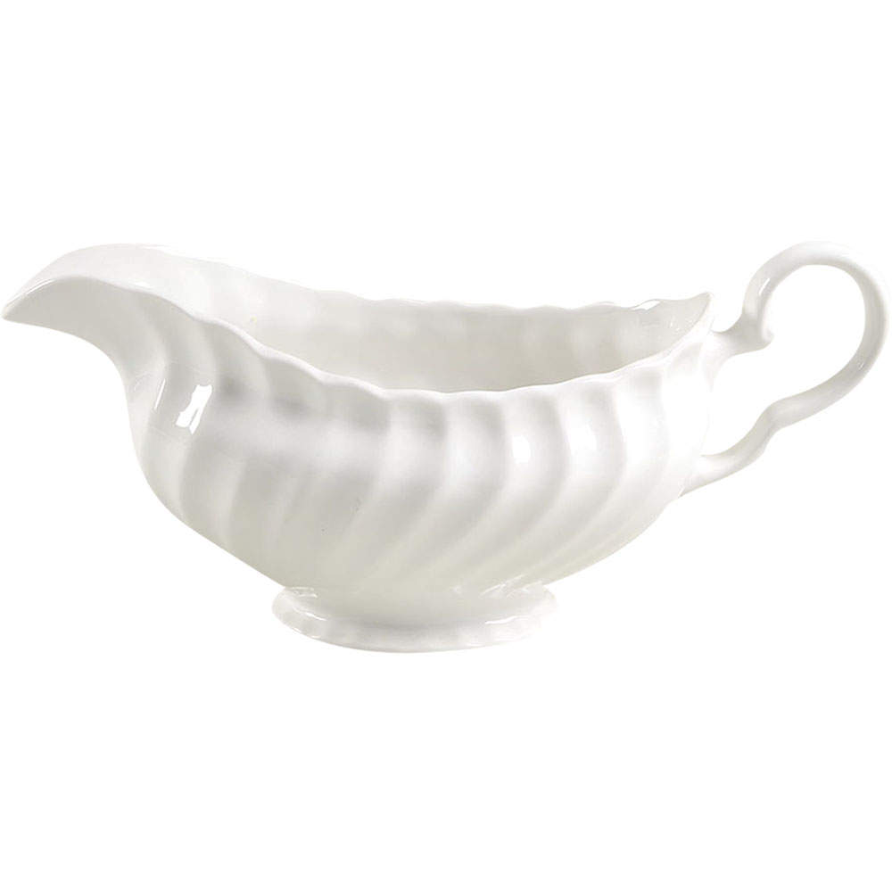 Regency (Made in England, Earthenware Ironstone) Gravy Boat by Johnson Brothers-1