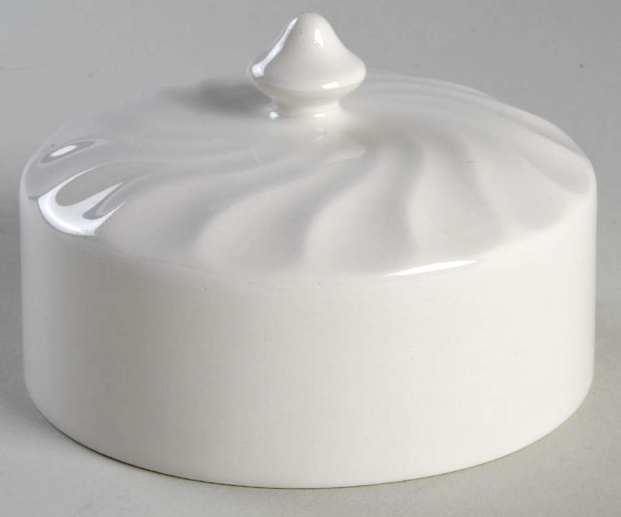 Regency (Made in England, Earthenware Ironstone) Lid for Round Butter by Johnson Brothers-1