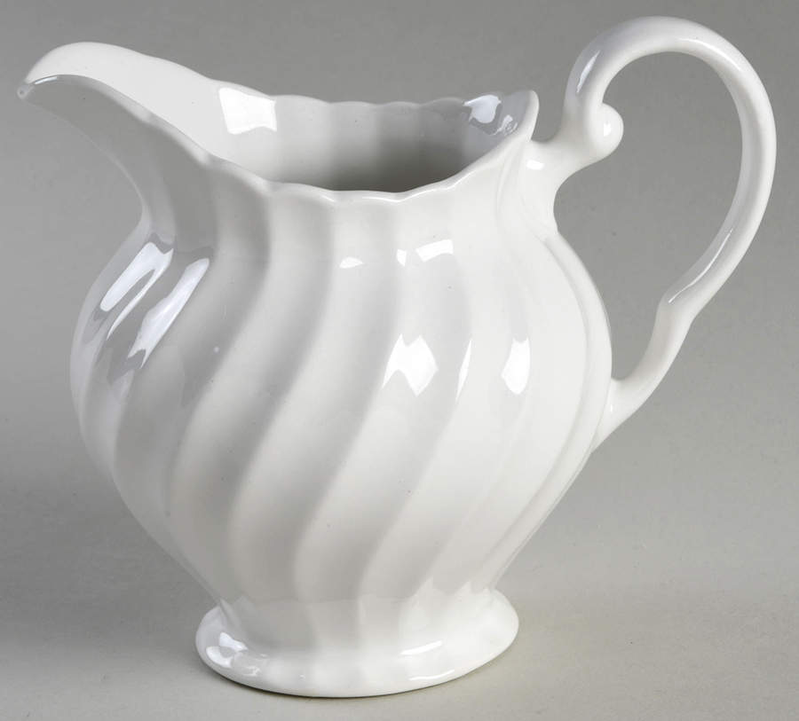 Regency (Made in England, Earthenware Ironstone) 14 Oz Pitcher by Johnson Brothers-1