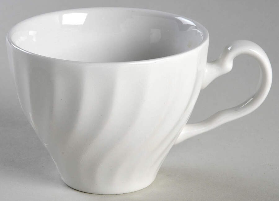 Regency (Made in England, Earthenware Ironstone) Flat Cup by Johnson Brothers-1