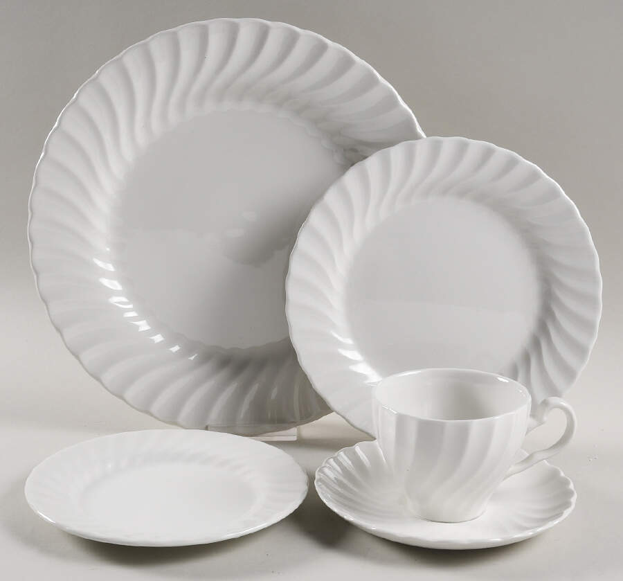 Regency (Made in England, Earthenware Ironstone) 40 Piece Estate Set by Johnson Brothers-1