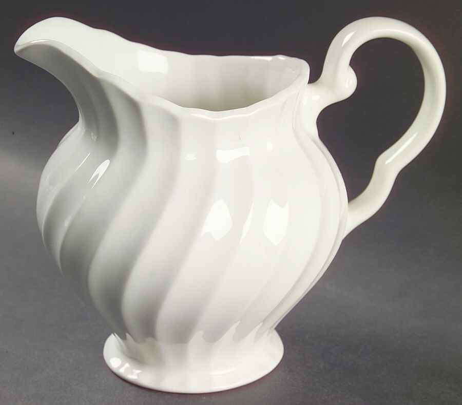 Regency (Made in England, Earthenware Ironstone) 20 Oz Pitcher by Johnson Brothers-1