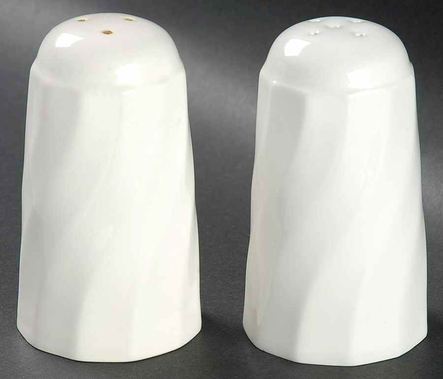 Regency (Made in England, Earthenware Ironstone) Salt & Pepper Set by Johnson Brothers-1
