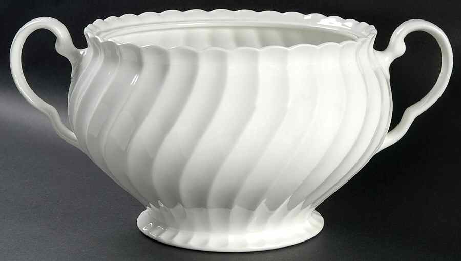 Regency (Made in England, Earthenware Ironstone) Tureen No Lid by Johnson Brothers-1