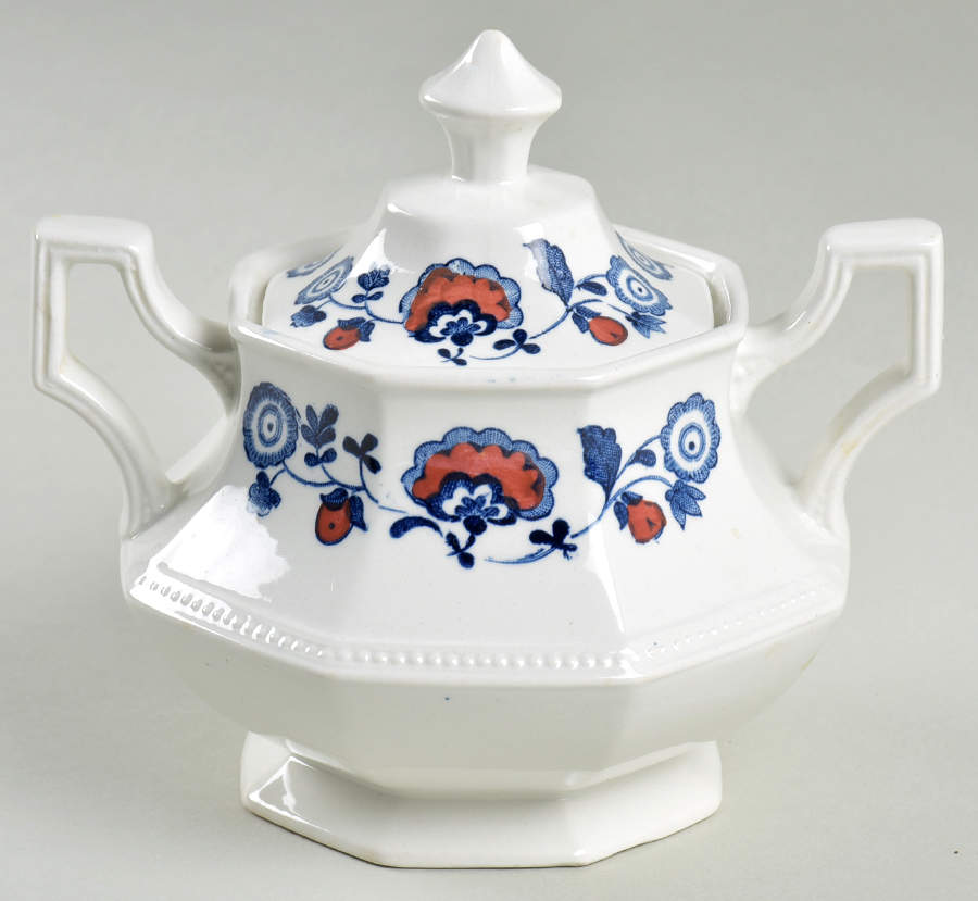 Revere Sugar Bowl & Lid by Johnson Brothers-1