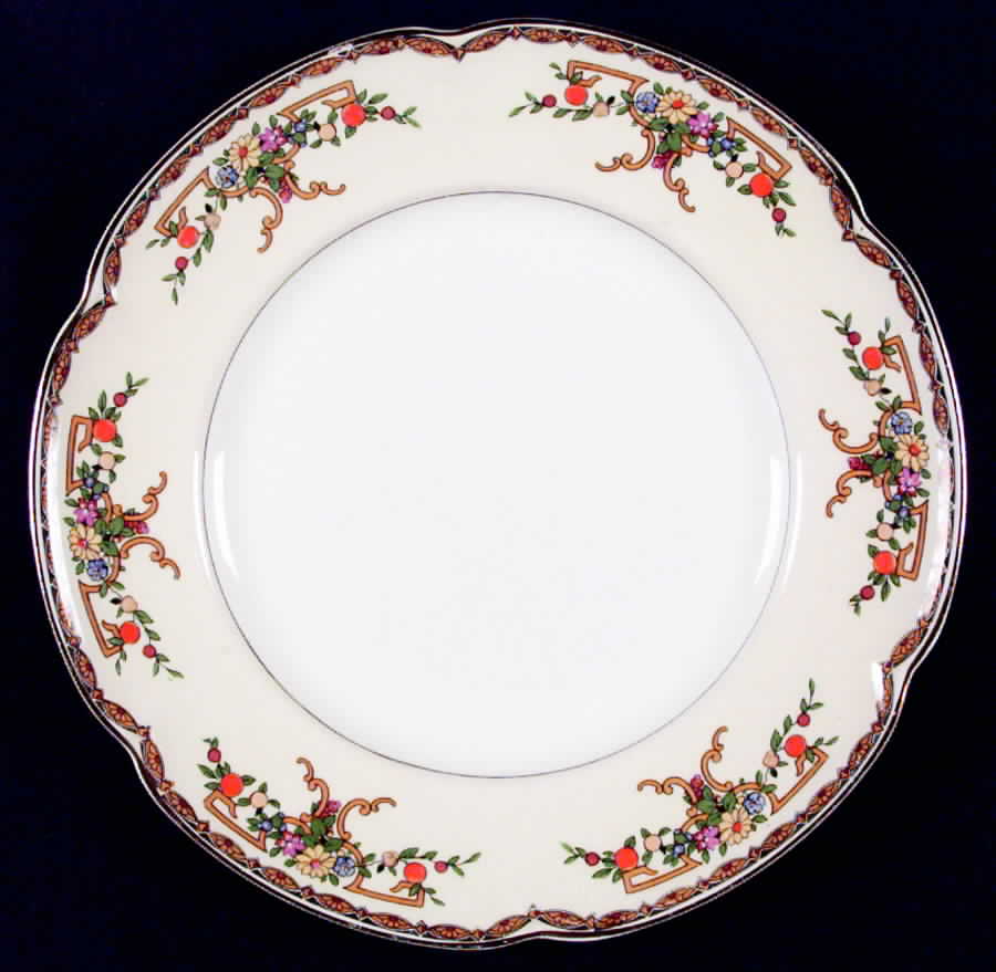 Riviera (Multicolor Flowers) Dinner Plate by Johnson Brothers-1