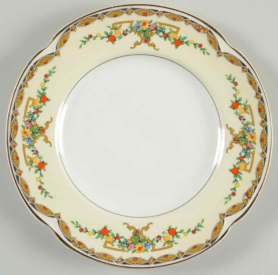 Riviera (Multicolor Flowers) Bread & Butter Plate by Johnson Brothers-1