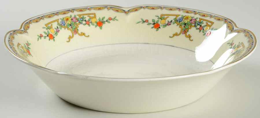 Riviera (Multicolor Flowers) Coupe Soup Bowl by Johnson Brothers-1