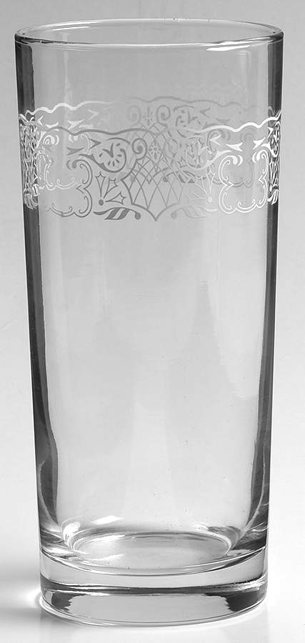 Richmond White Glassware Tall Tumbler by Johnson Brothers-1