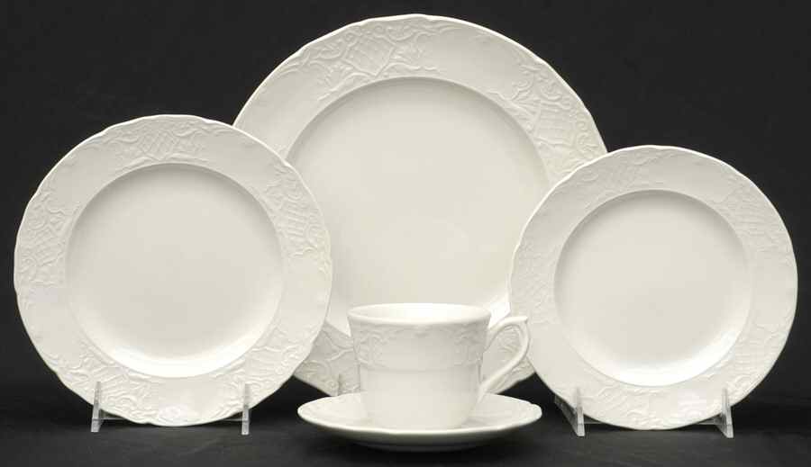 Richmond White 5 Piece Place Setting by Johnson Brothers-1