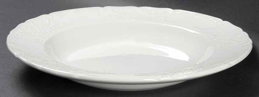 Richmond White Large Rim Soup Bowl by Johnson Brothers-1