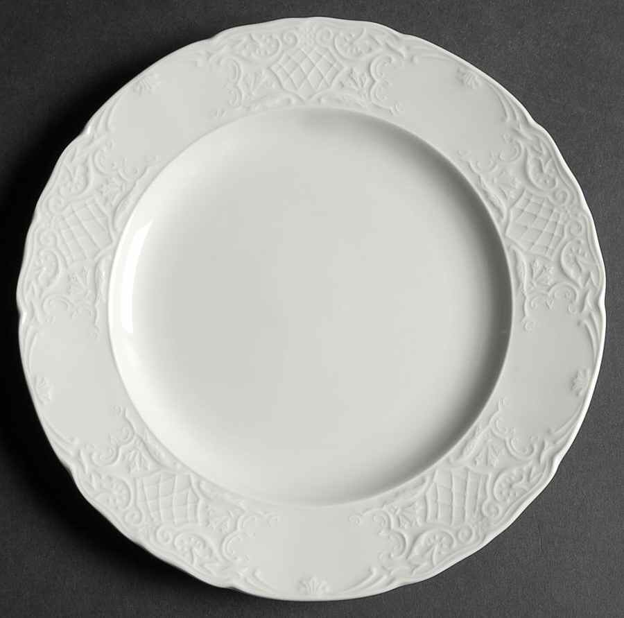 Richmond White Luncheon Plate by Johnson Brothers-1