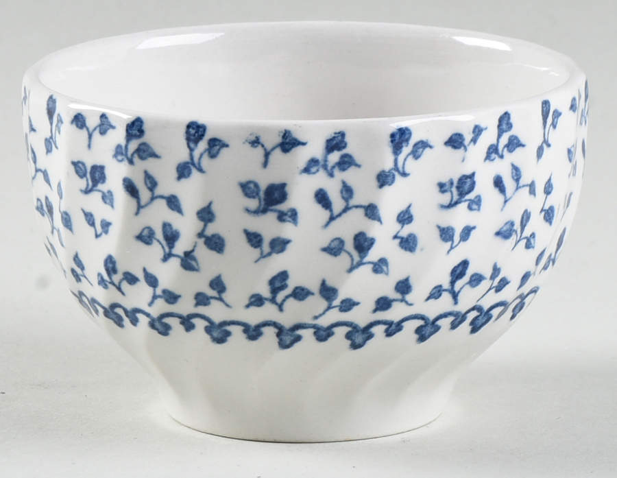 Rose Bouquet Blue Mini Open Sugar Bowl by Johnson Brothers-1