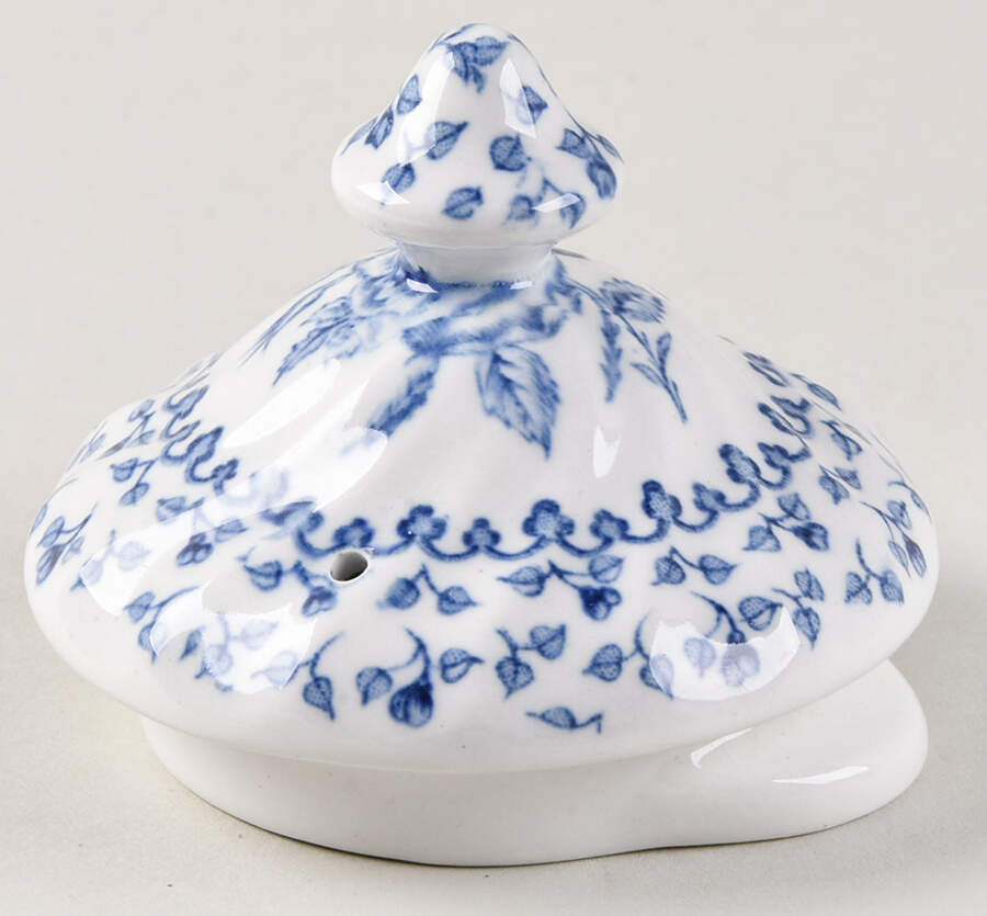 Rose Bouquet Blue Lid for Teapot by Johnson Brothers-1