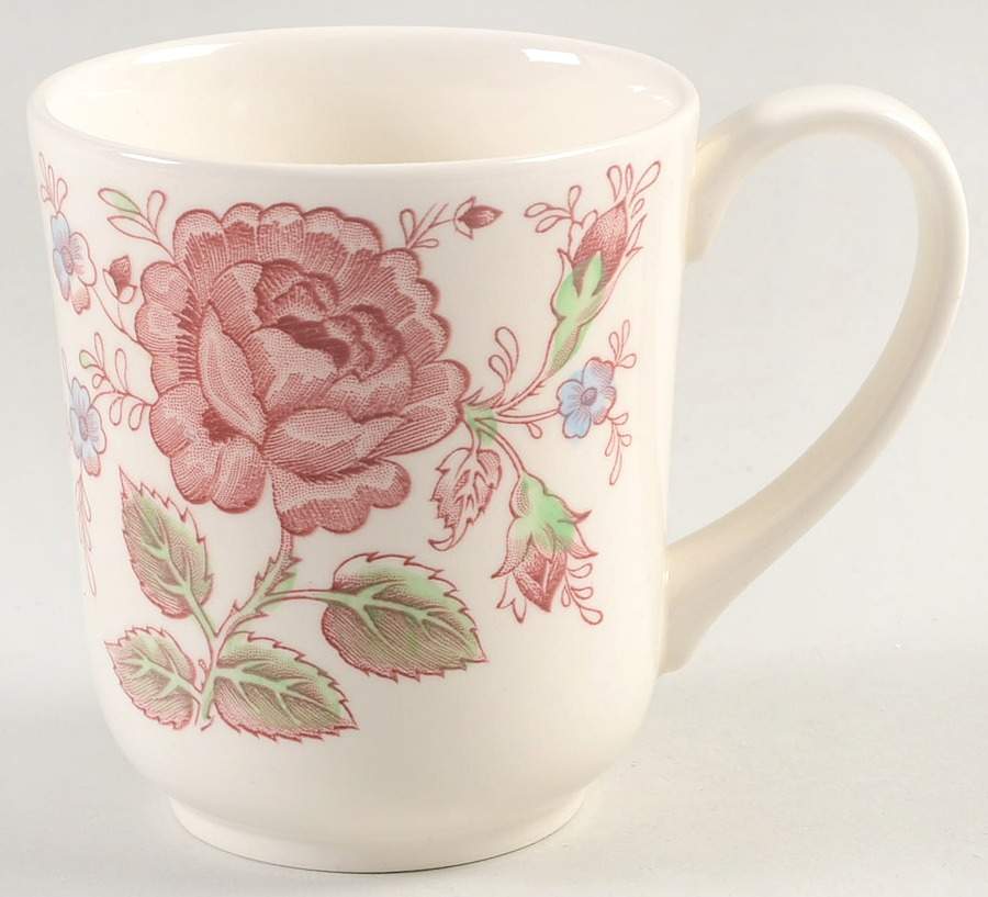 Rose Chintz Pink ("Made in England" Mark) Mug by Johnson Brothers-1