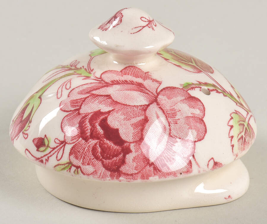 Rose Chintz Pink ("Made in England" Mark) Small Teapot No Lid by Johnson Brothers-1