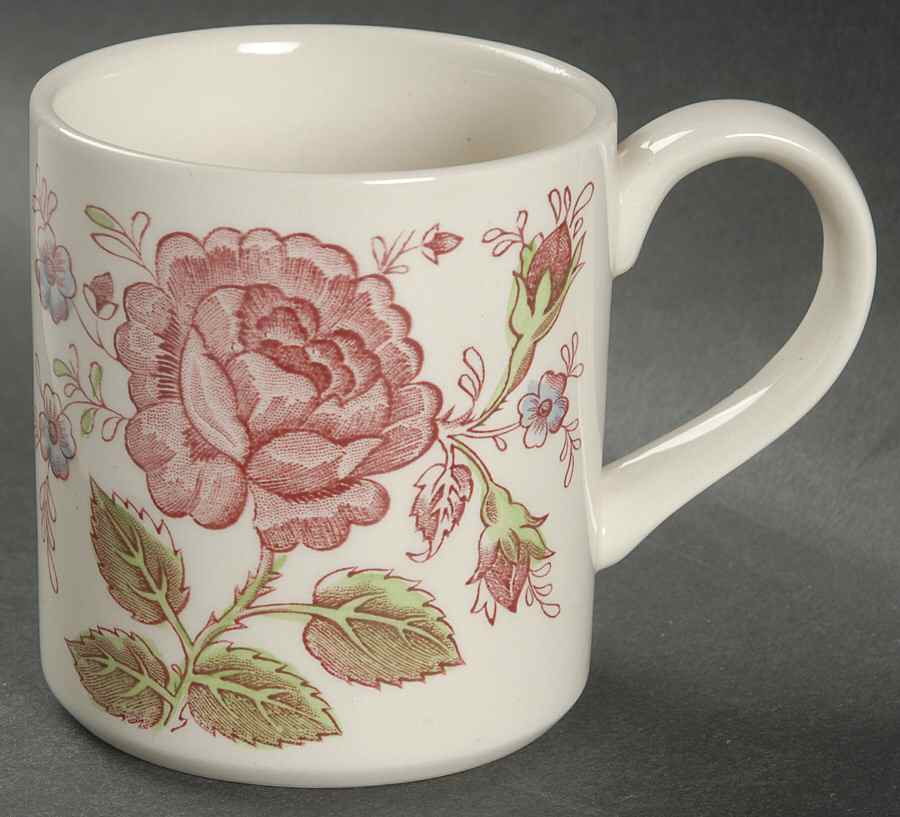 Rose Chintz Pink ("Made in England" Mark) Mug by Johnson Brothers-1