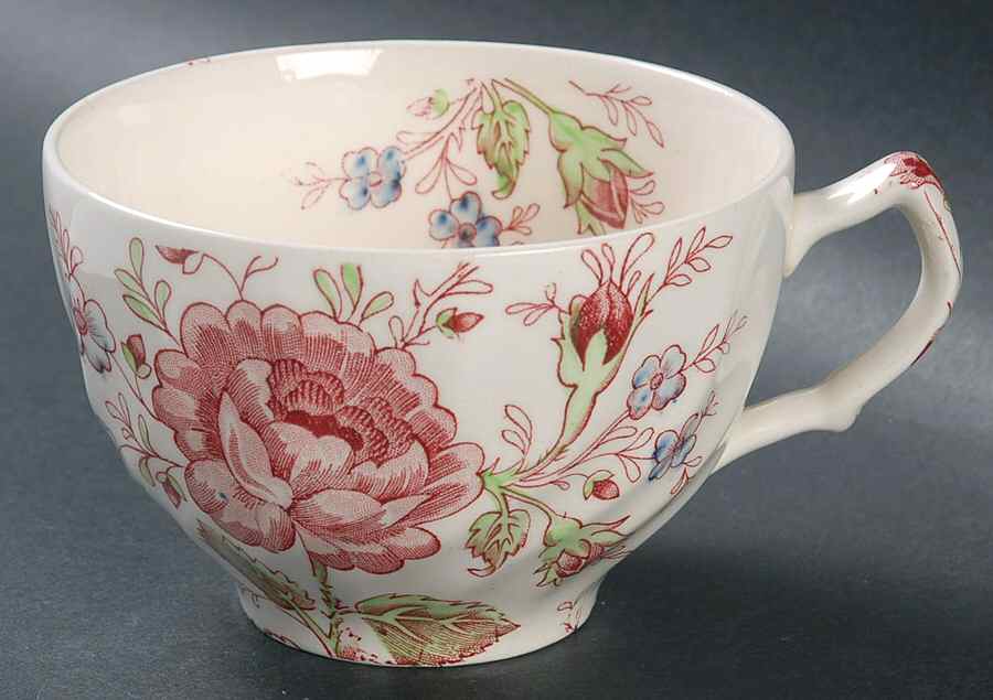 Rose Chintz Pink ("Made in England" Mark) Oversized Cup by Johnson Brothers-1