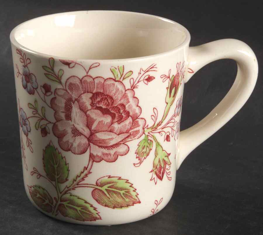 Rose Chintz Pink ("Made in England" Mark) Mug by Johnson Brothers-1