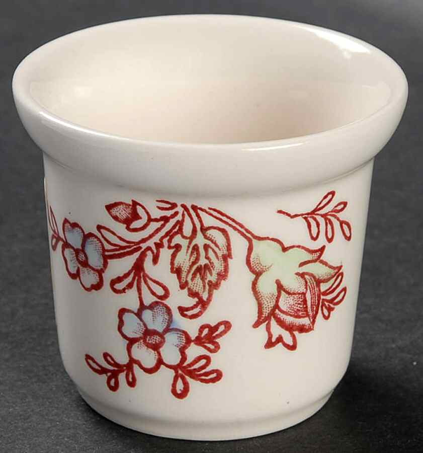 Rose Chintz Pink ("Made in England" Mark) Single Egg Cup by Johnson Brothers-1