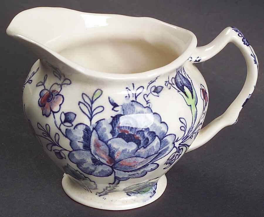 Rose Chintz Blue Mini Creamer by Johnson Brothers-1