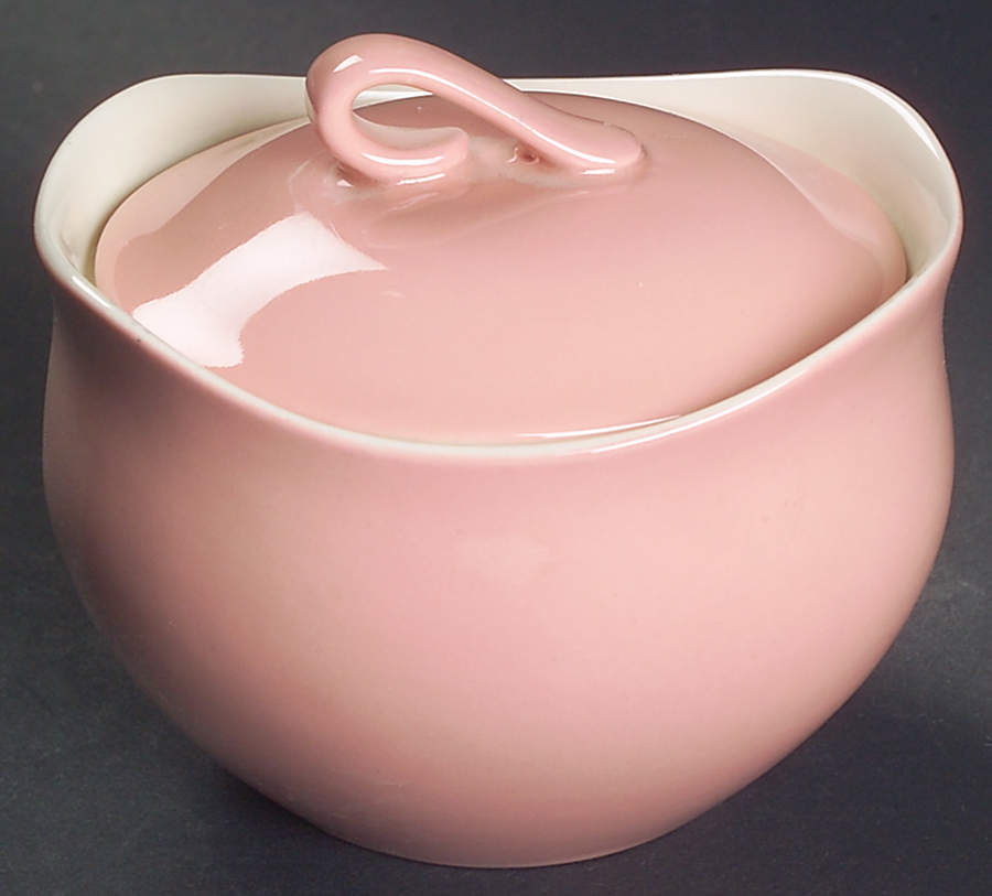 Rose Cloud Sugar Bowl & Lid by Johnson Brothers-1