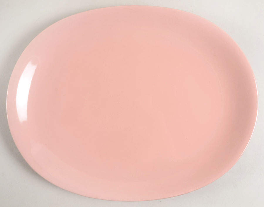 Rose Cloud 14" Oval Serving Platter by Johnson Brothers-1