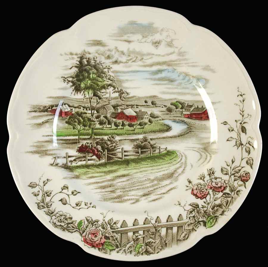 The Road Home Luncheon Plate by Johnson Brothers-1