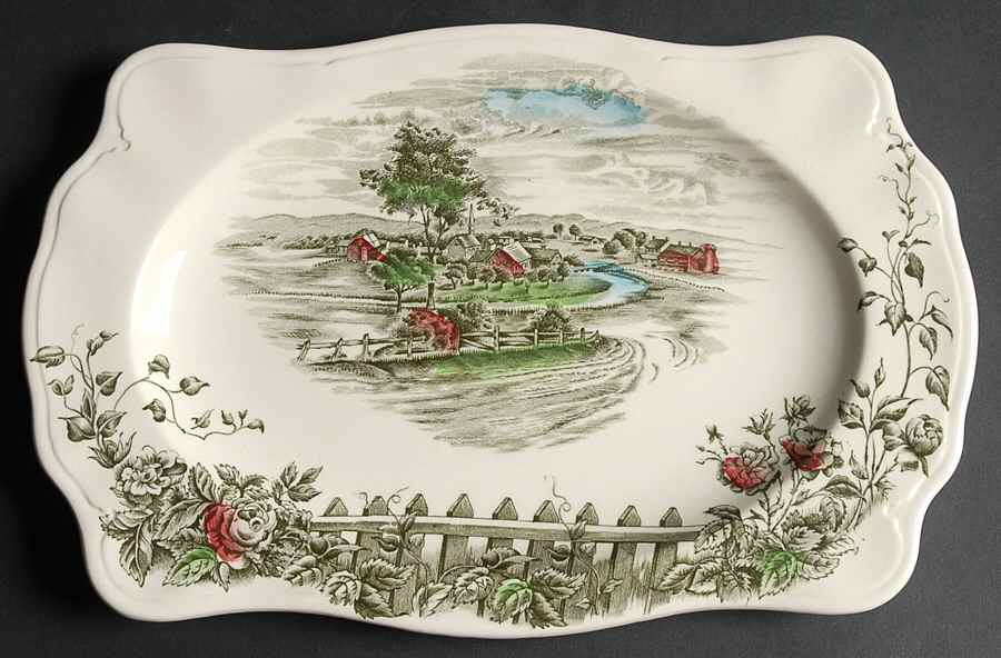 The Road Home 10" Rectangular Serving Platter by Johnson Brothers-1