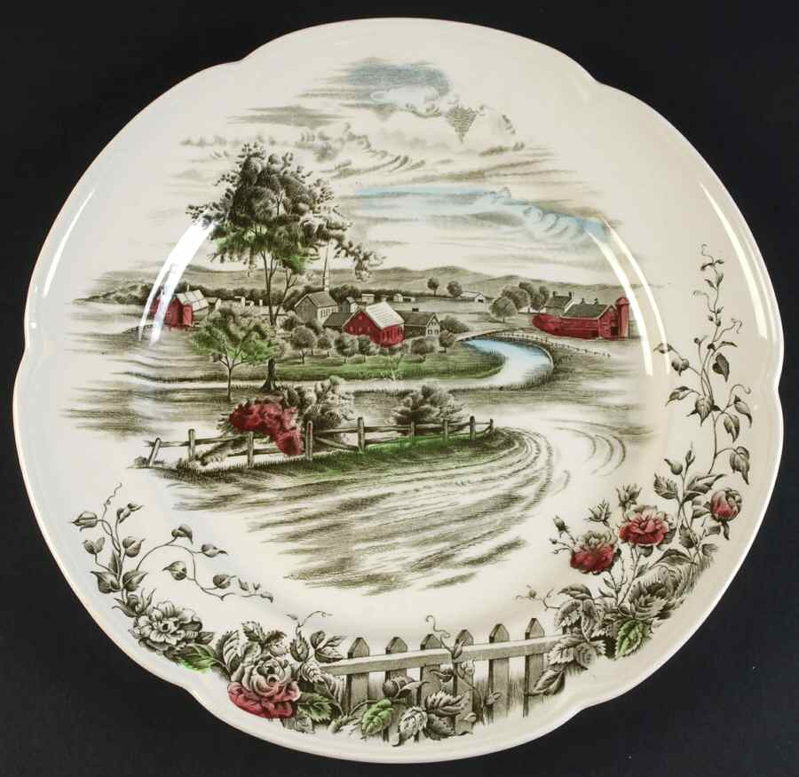 The Road Home 12" Chop Plate (Round Platter) by Johnson Brothers-1