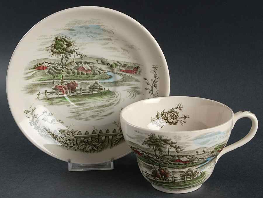 The Road Home Oversized Cup & Saucer Set by Johnson Brothers-1