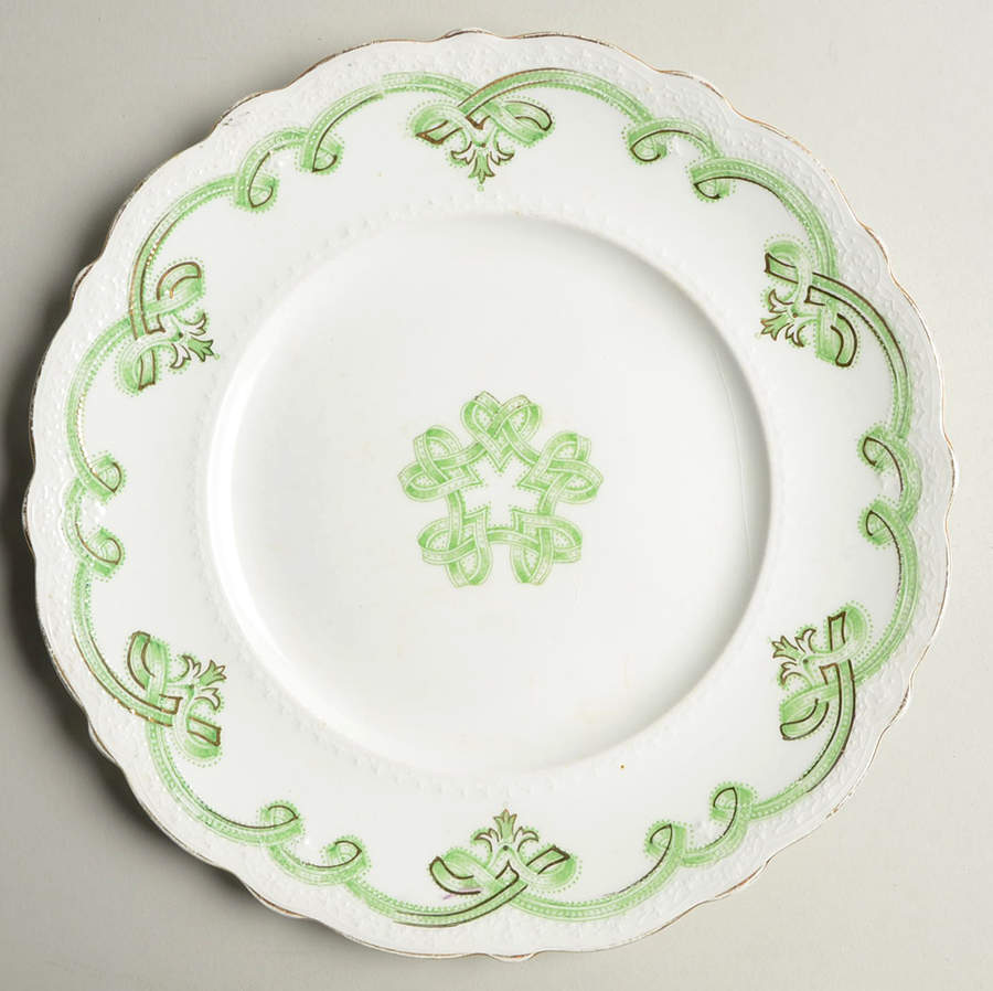 Rolland Green Luncheon Plate by Johnson Brothers-1