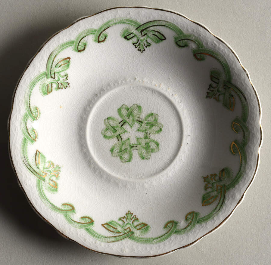 Rolland Green Saucer by Johnson Brothers-1