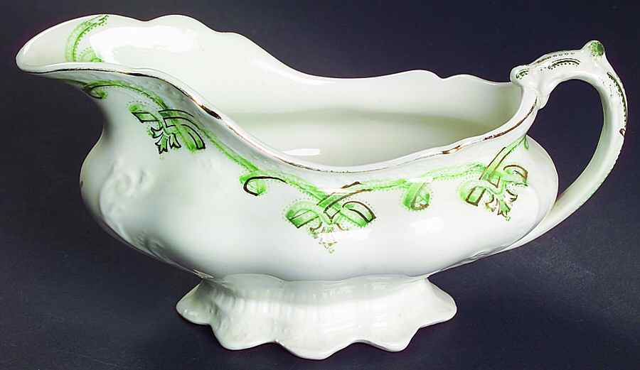 Rolland Green Gravy Boat by Johnson Brothers-1