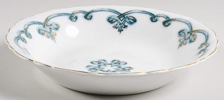 Rolland Blue Green Coupe Cereal Bowl by Johnson Brothers-1