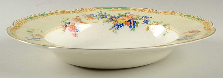 Romance (Scallop) Rim Soup Bowl by Johnson Brothers-1