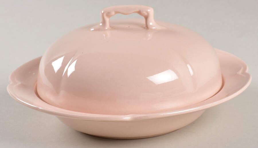 Rosedawn Muffin Dish & Lid by Johnson Brothers-1