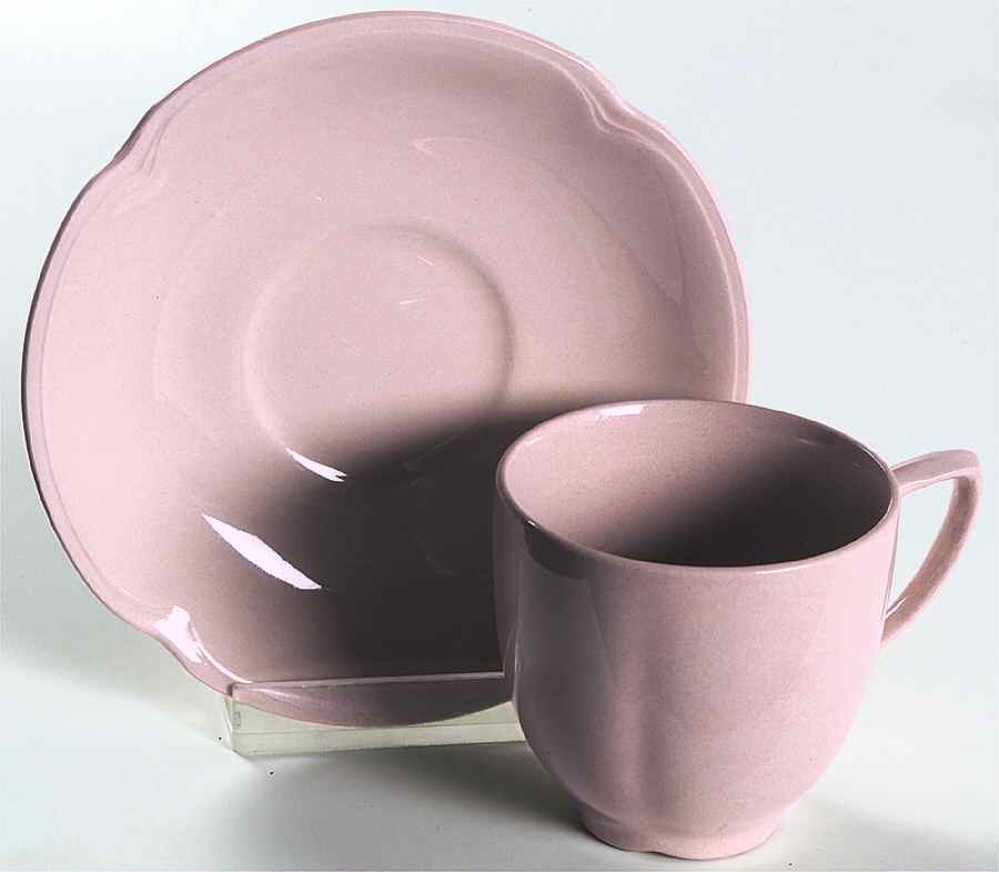Rosedawn Flat Demitasse Cup & Saucer Set by Johnson Brothers-1