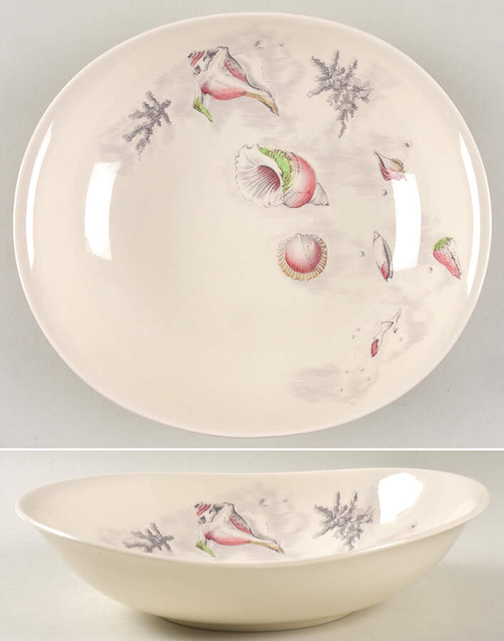 Romance of The Sea 9" Round Vegetable Bowl by Johnson Brothers-1