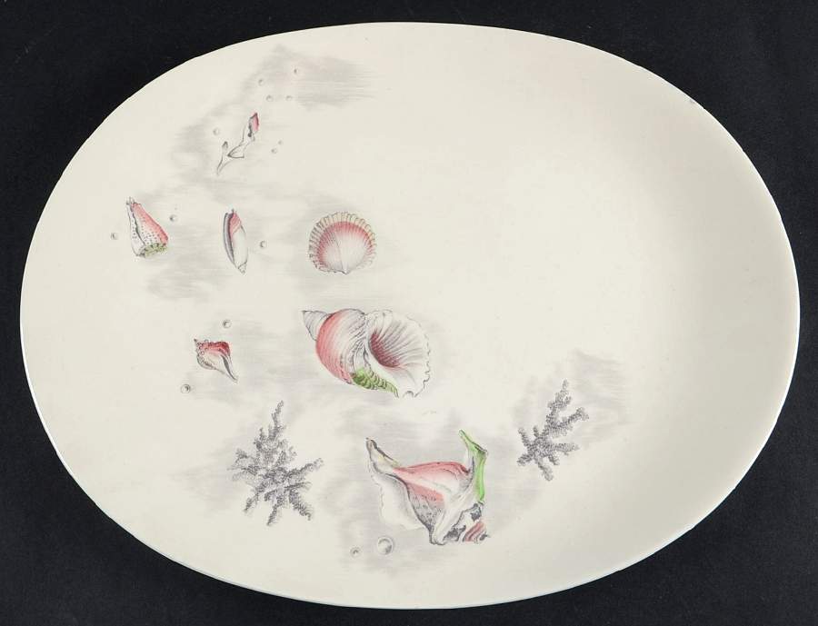 Romance of The Sea 12" Oval Serving Platter by Johnson Brothers-1