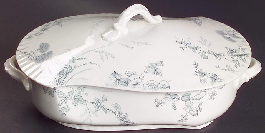 Rosedale Oval Covered Vegetable by Johnson Brothers-1