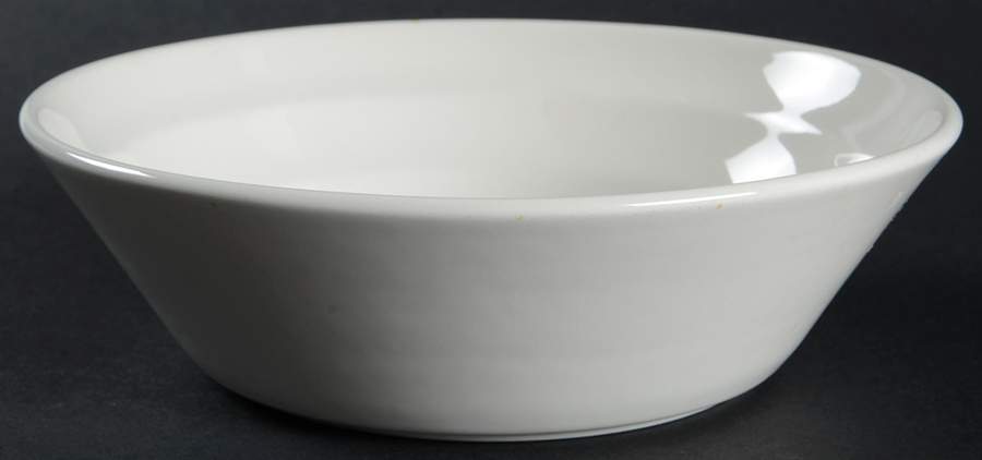 Roulette White Coupe Cereal Bowl by Johnson Brothers-1