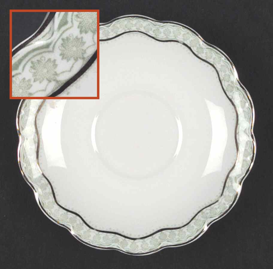Ruth Green Saucer by Johnson Brothers-1