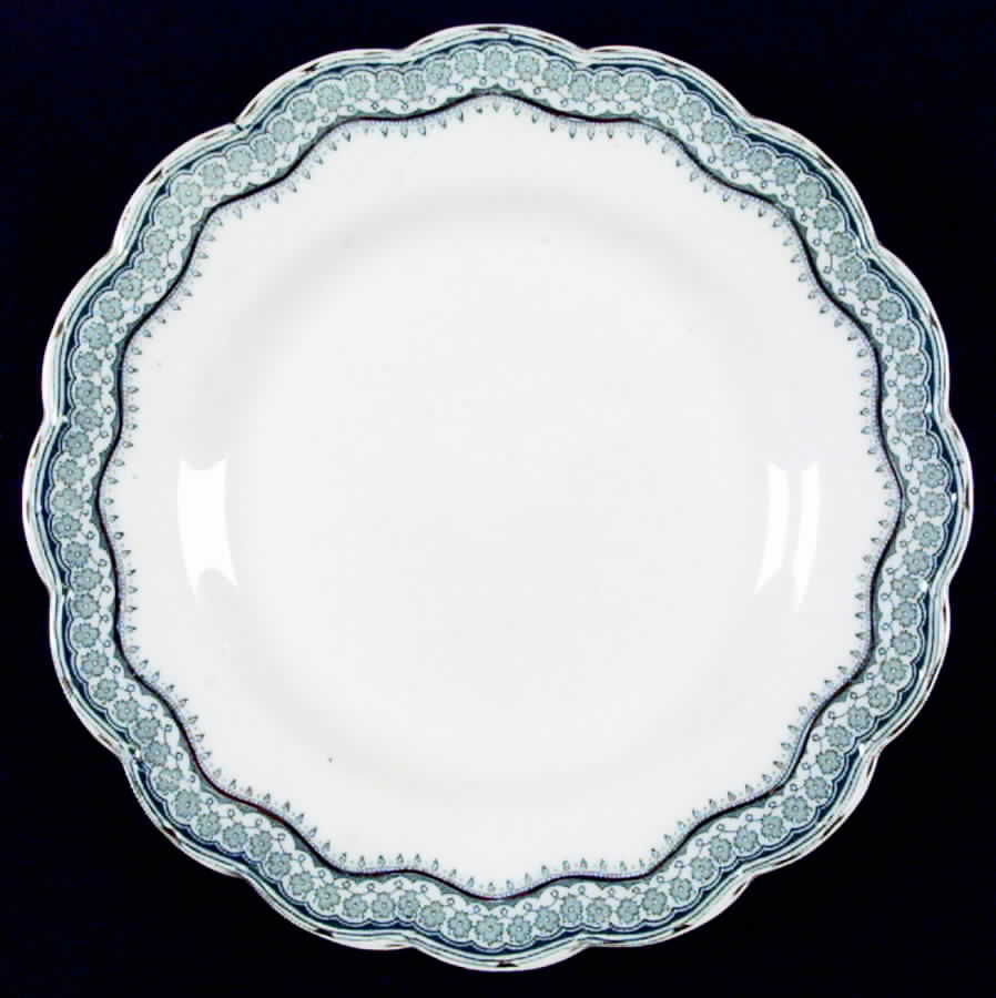 Ruth Blue Green Dinner Plate by Johnson Brothers-1