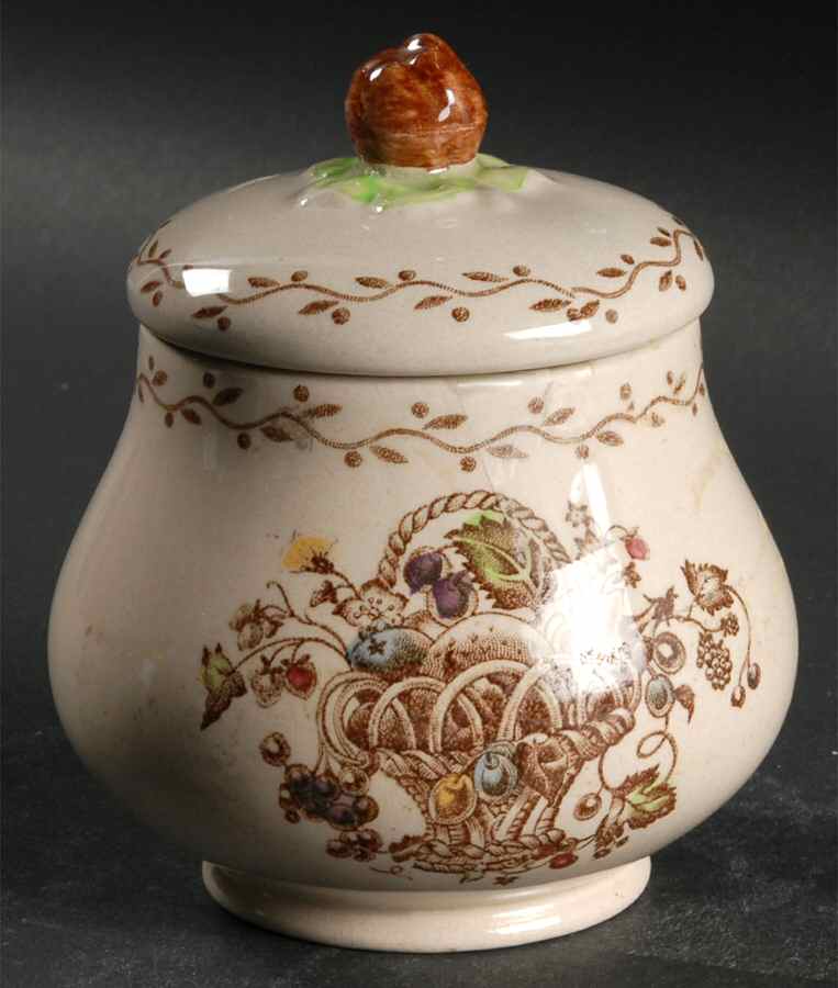 Salem Sugar Bowl & Lid by Johnson Brothers-1