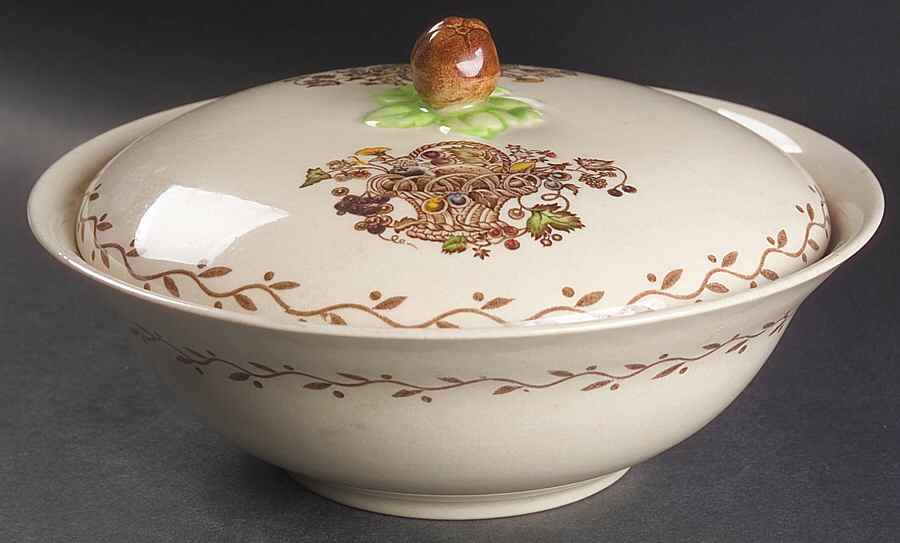 Salem Round Covered Vegetable by Johnson Brothers-1