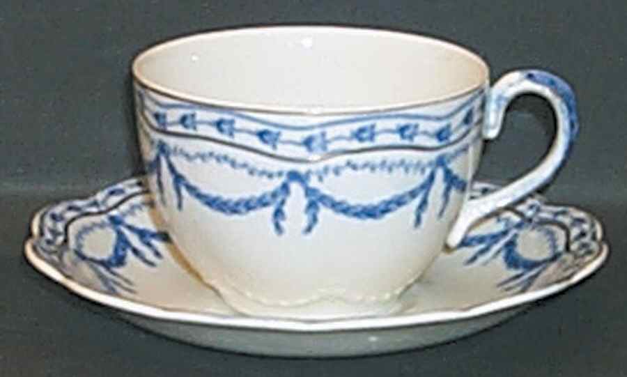 Sanoma Flat Cup & Saucer Set by Johnson Brothers-1