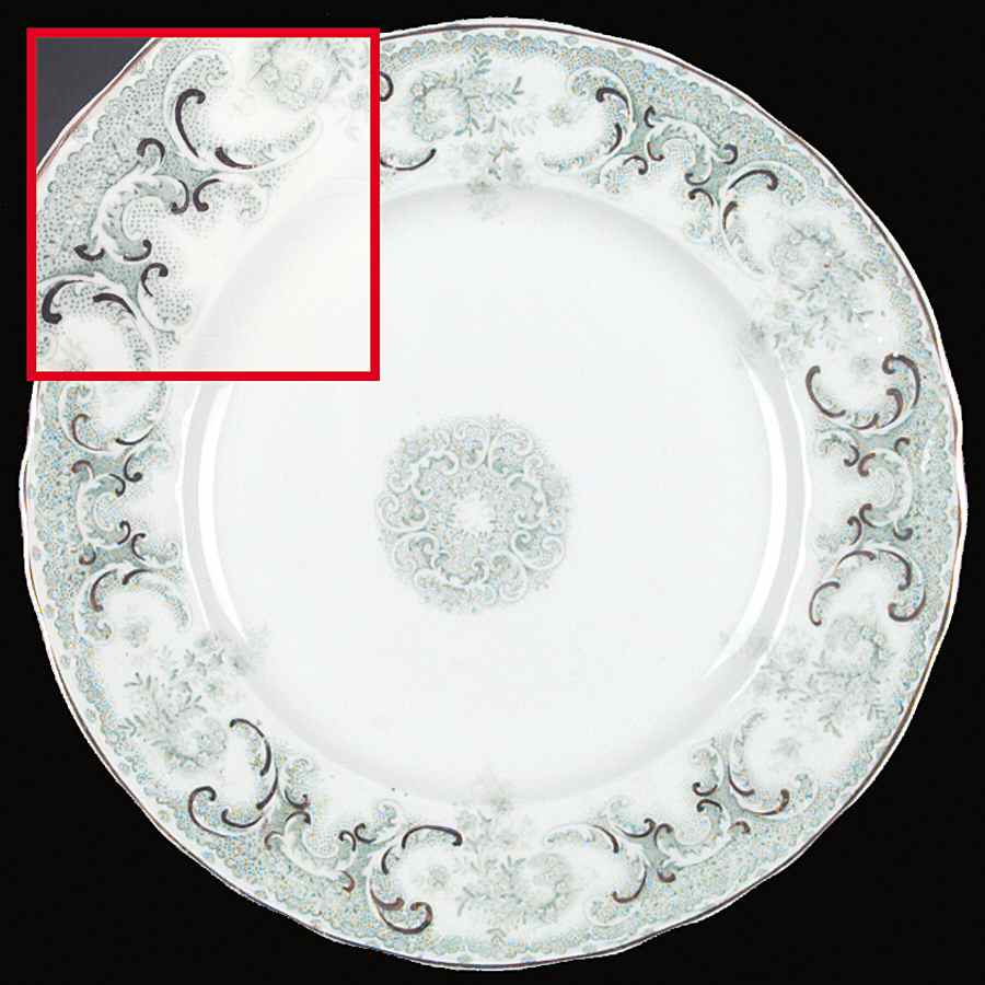 Savannah Green (Gold Trim) Salad Plate by Johnson Brothers-1