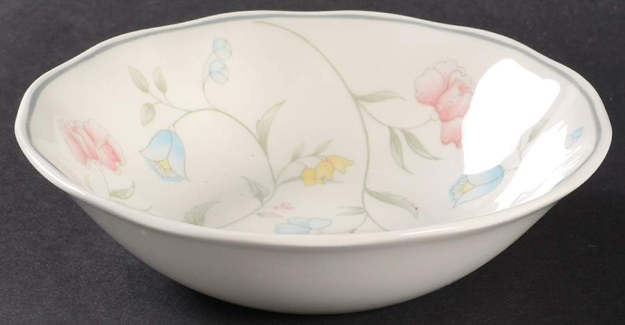 Savoy Multicolor (Newer, Floral) Coupe Cereal Bowl by Johnson Brothers-1